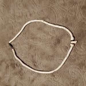 Vintage handmade shell necklace choker